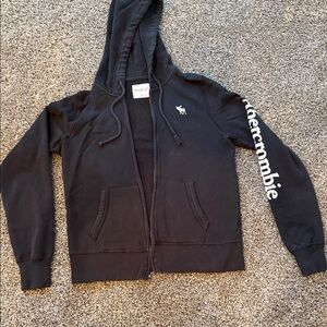 Abercrombie & Fitch Dark Zip-Up Jacket